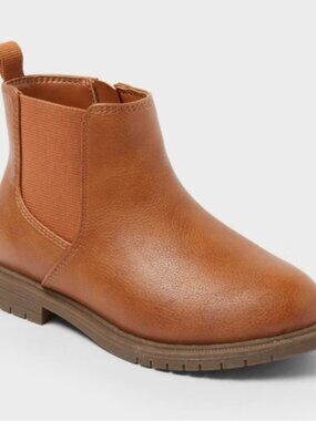 NEW Toddler Tanner Chelsea Ankle Boots - Cat & Jack™ Cognac 11
